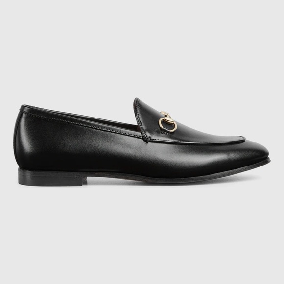 Gucci Jordaan Black Leather Loafers - Picture 4 of 14